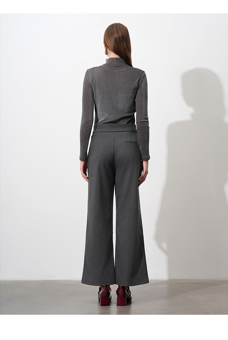 Starlight Black Mesh Cropped Top