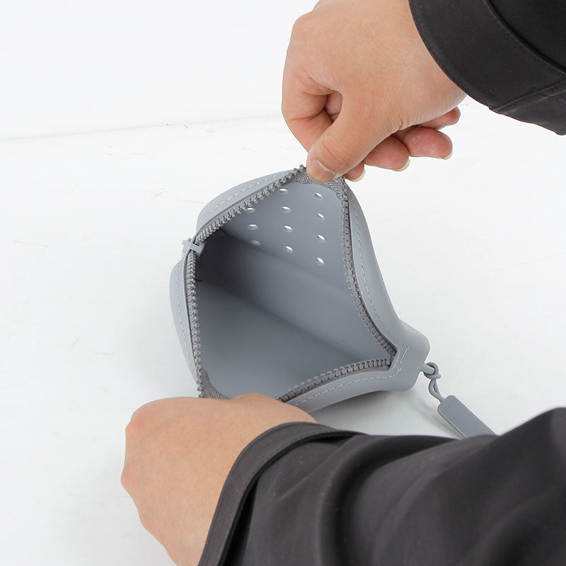 Silicone Oval Makeup Bag Coin Purse