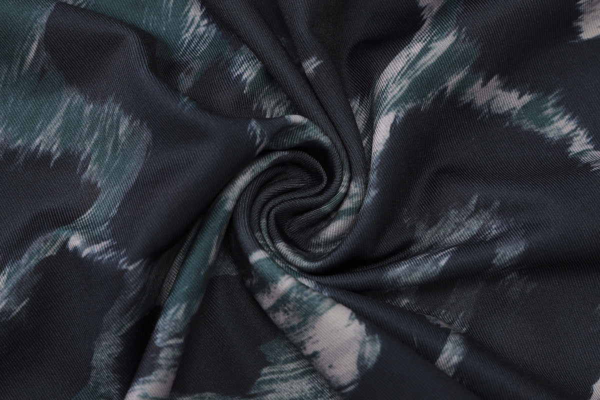 Camo mesh mini dress