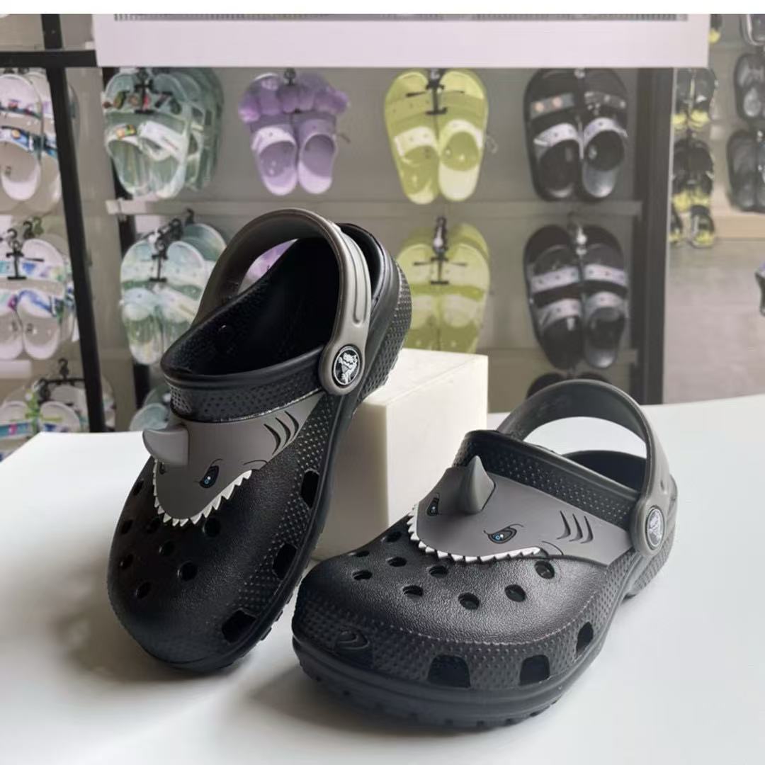 Kids Cute Cartoon Croc Slippers