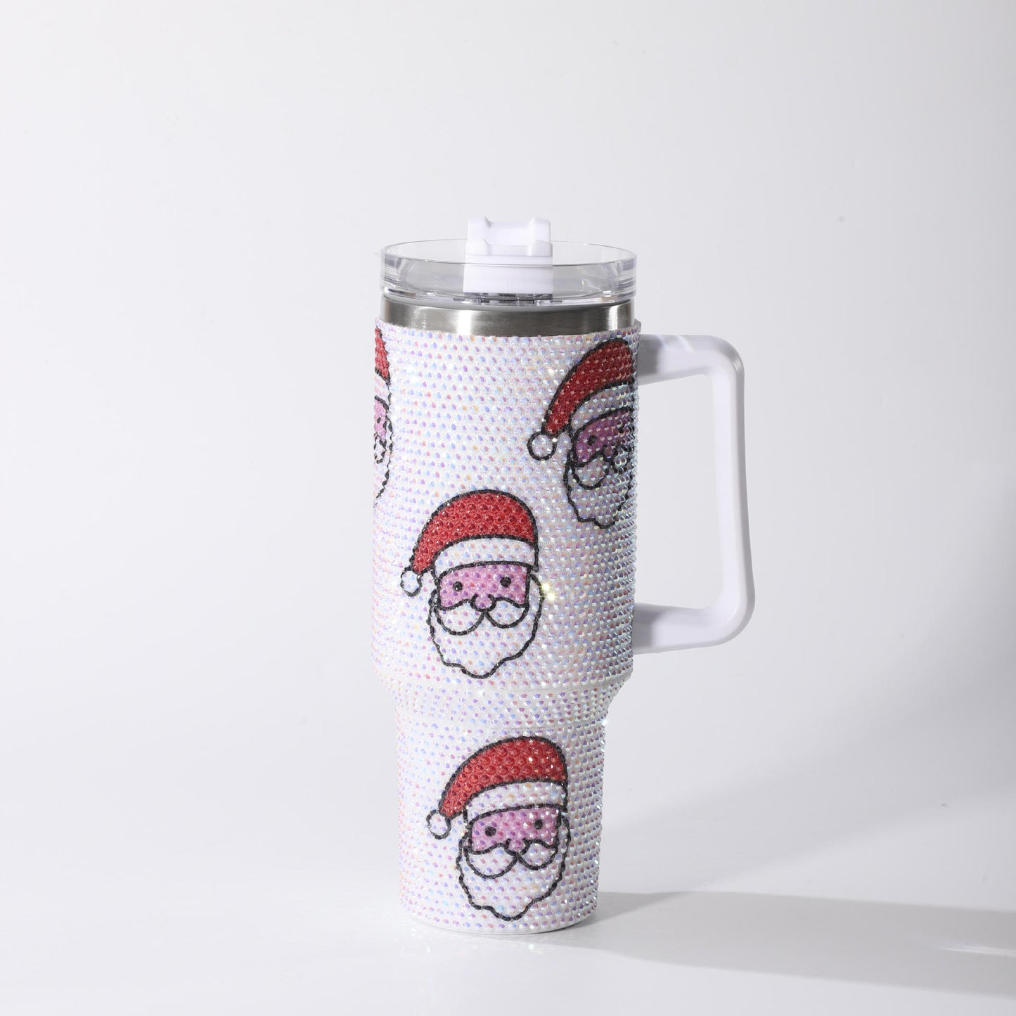 40oz. Rhinestone Christmas Tumbler