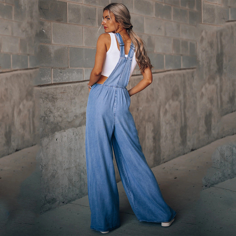 Women's Wide - Leg Jeans Overall