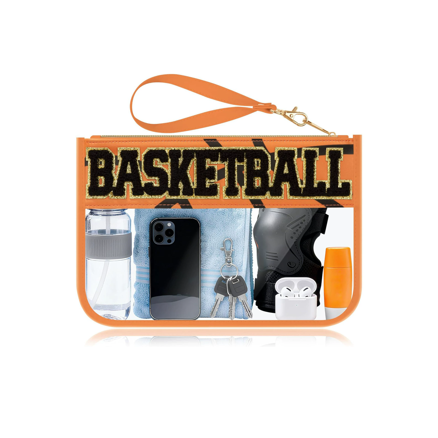 Baseball Clear Utility Letter Bags