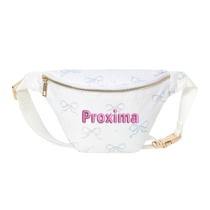 Kids Custom Name Embroidered Bag