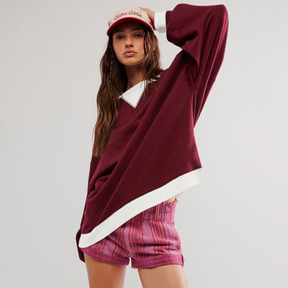 Classic Crew Colorblock Sweatshirt