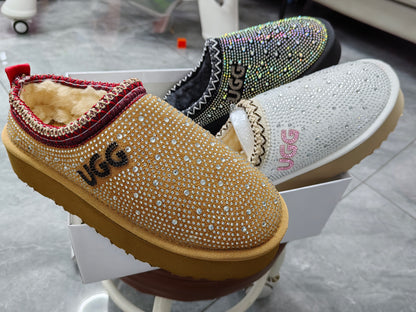 Platform Sparkle Cozy Slip On