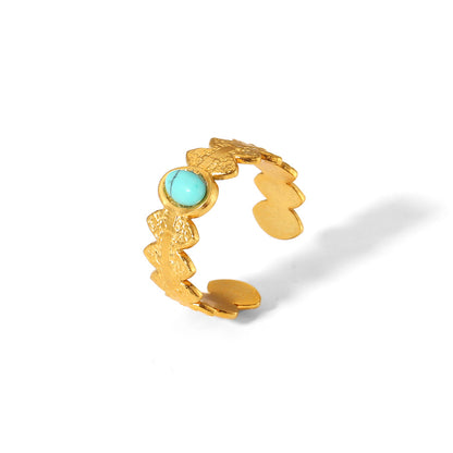 Open Turquoise Ring