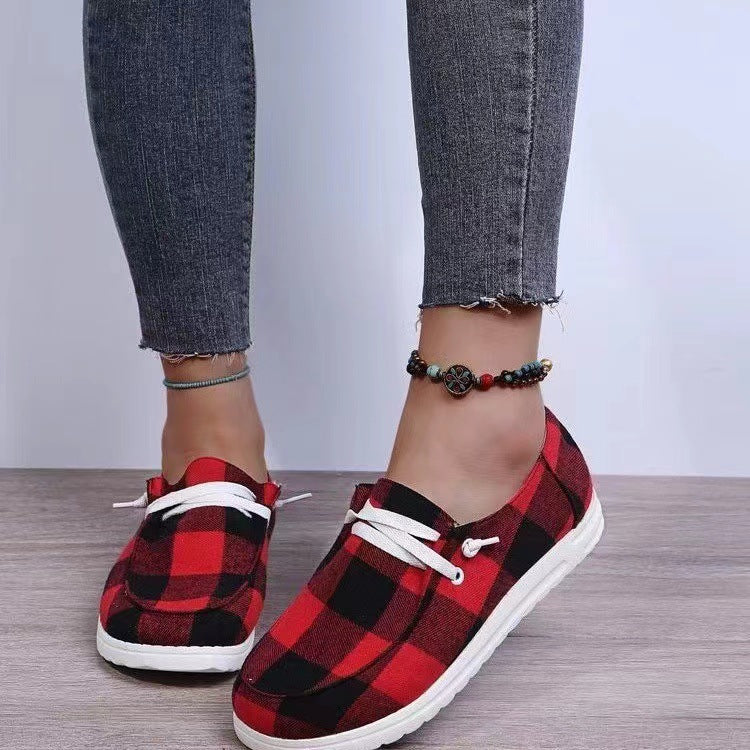 Lace-up Front Canvas Shoes