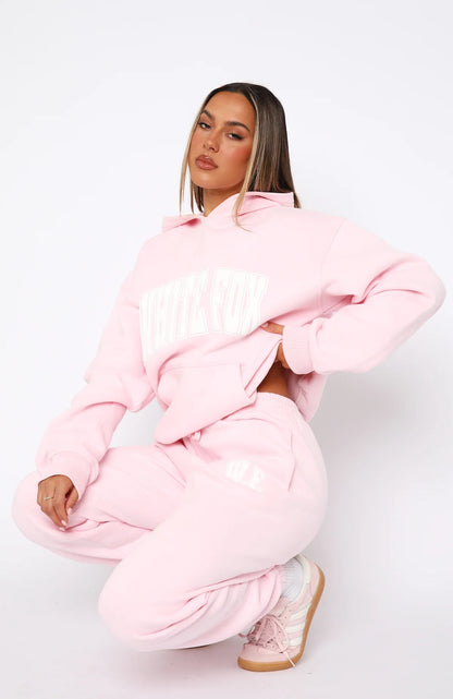 Varsity Oversized Hoodie Set