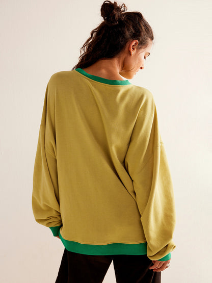 Classic Crew Colorblock Sweatshirt