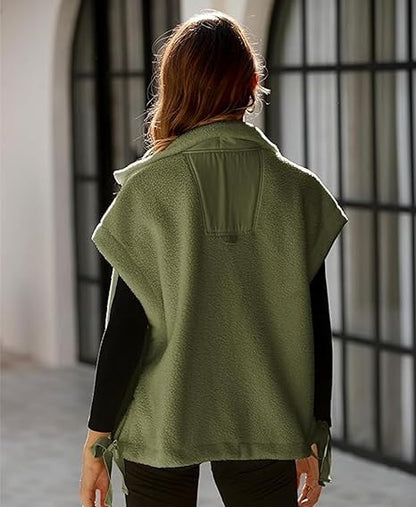 Teddy Utility Vest Jacket