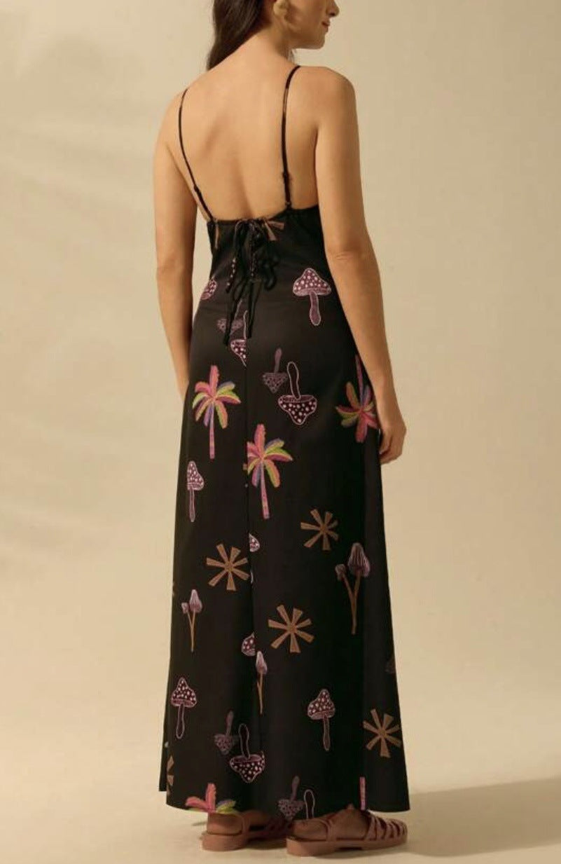 Boho Tropical Sleeveless Dress