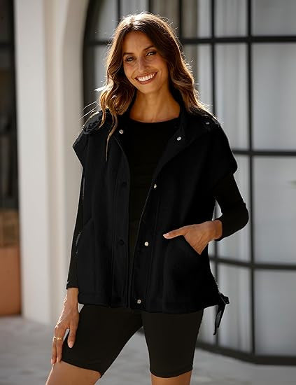 Teddy Utility Vest Jacket