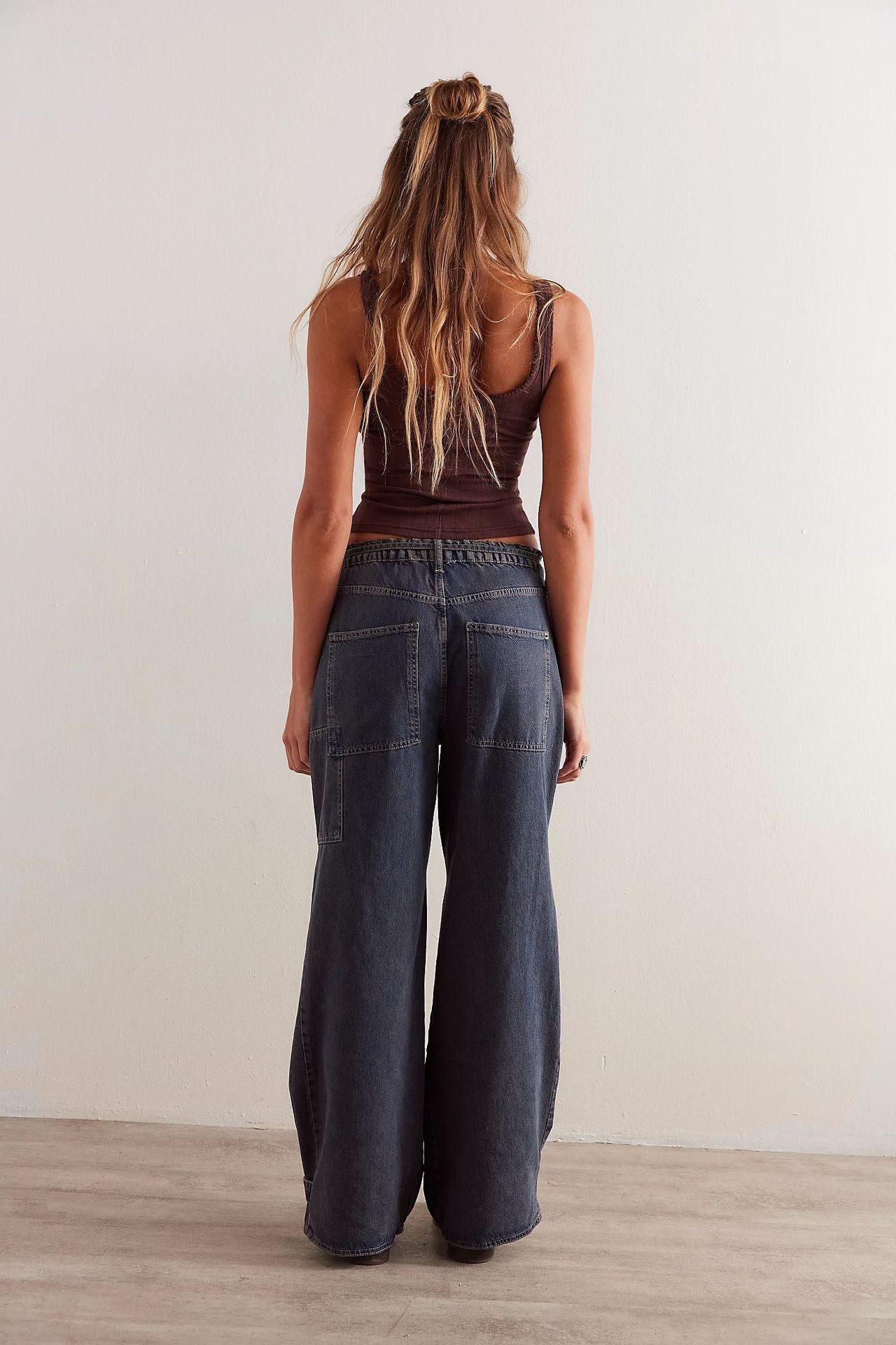 CRVY Outlaw Wide-Leg Jeans