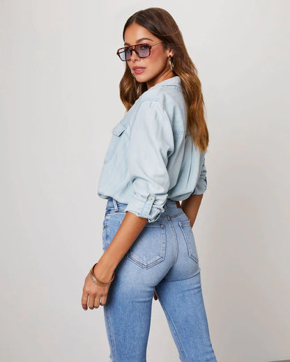Miss Sparkling Button Down Shirt