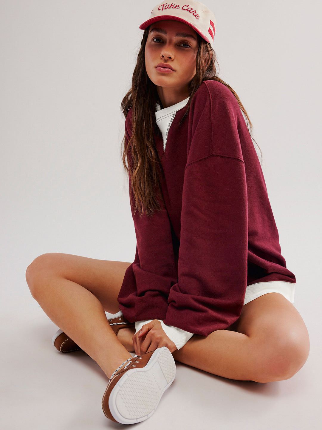 Classic Crew Colorblock Sweatshirt