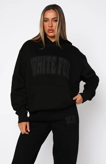 Varsity Oversized Hoodie Set