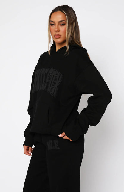 Varsity Oversized Hoodie Set