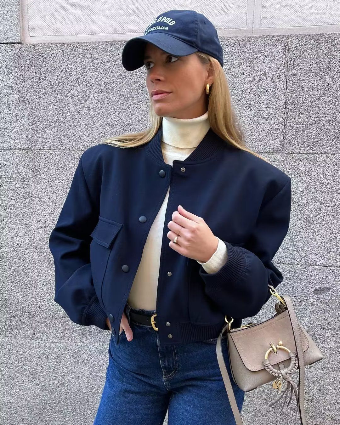 Pilot-Style Jacket featuring Large Pockets