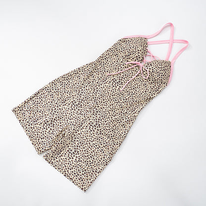 Latte Leopard Romper