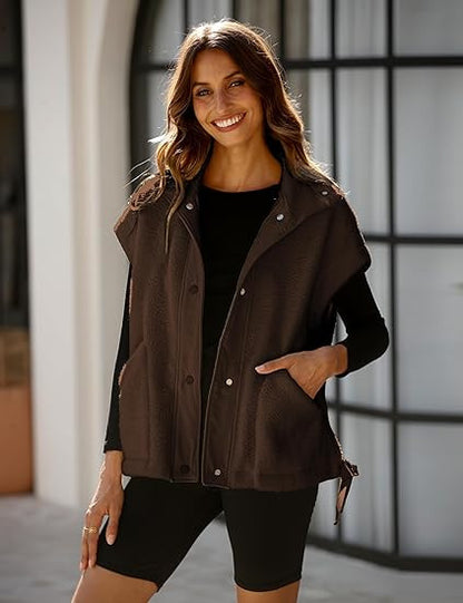 Teddy Utility Vest Jacket