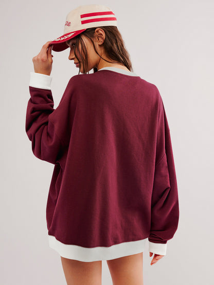 Classic Crew Colorblock Sweatshirt