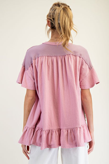 Little Star Ruffel Tee