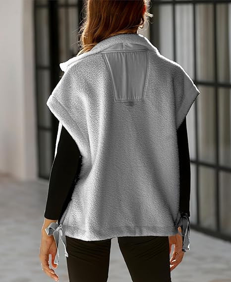 Teddy Utility Vest Jacket