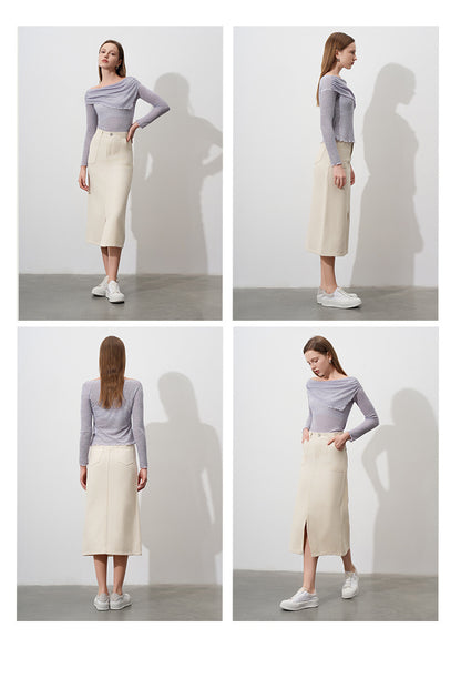Ruched Detail Sweater