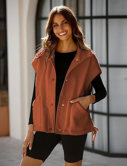 Teddy Utility Vest Jacket