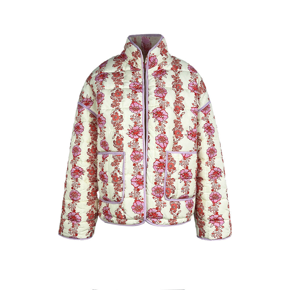 Floral Quilted Jacket