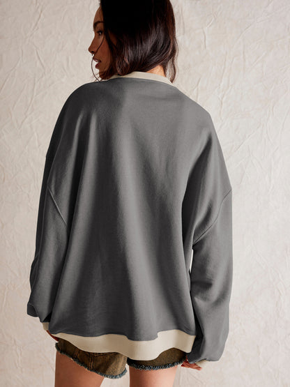 Classic Crew Colorblock Sweatshirt