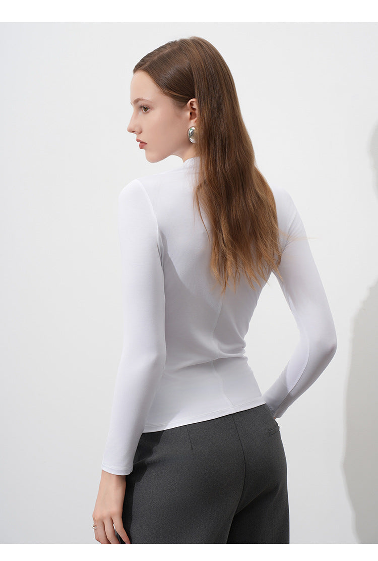 Asymmetrical Tucks Top