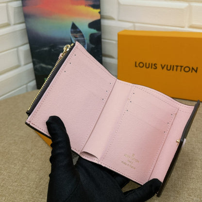 Monogram Victorine Wallet Fuchsia