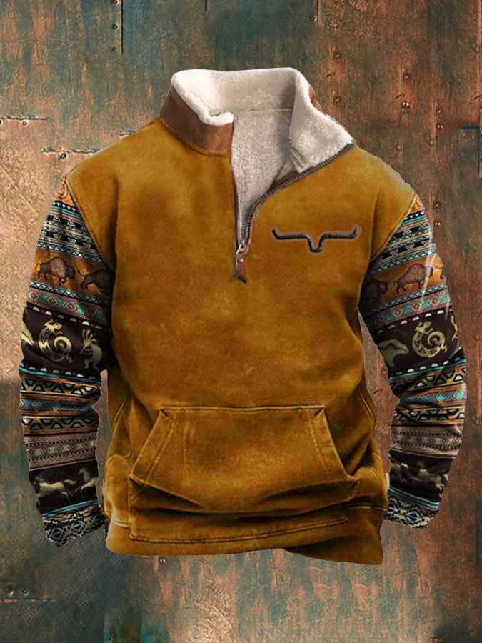 Men's Western Fleece Sweatshirts