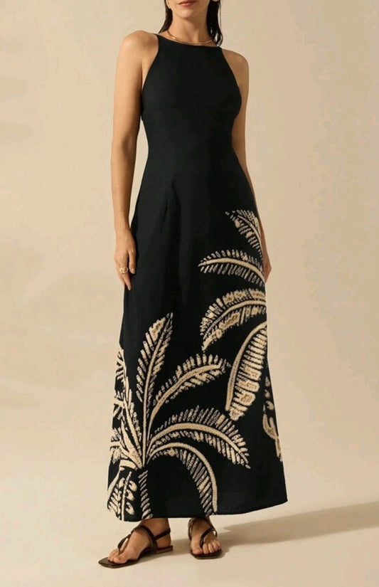 Boho Tropical Sleeveless Dress