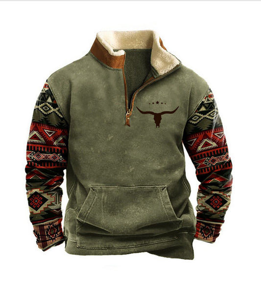 Men's Western Fleece Sweatshirts