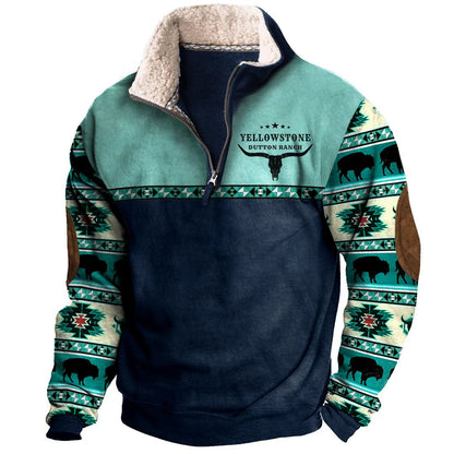 Men's Western Fleece Sweatshirts