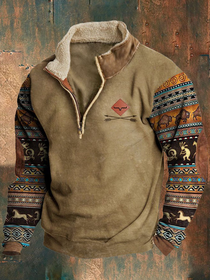 Men's Western Fleece Sweatshirts
