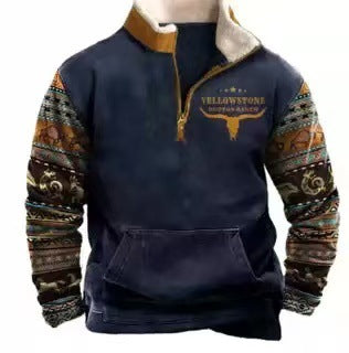 Men's Western Fleece Sweatshirts