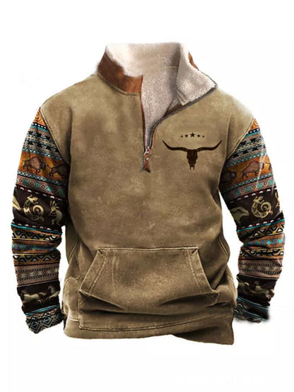Men's Western Fleece Sweatshirts