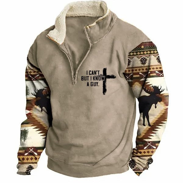 Men's Western Fleece Sweatshirts