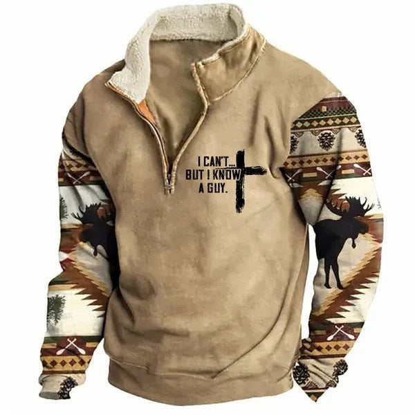 Men's Western Fleece Sweatshirts