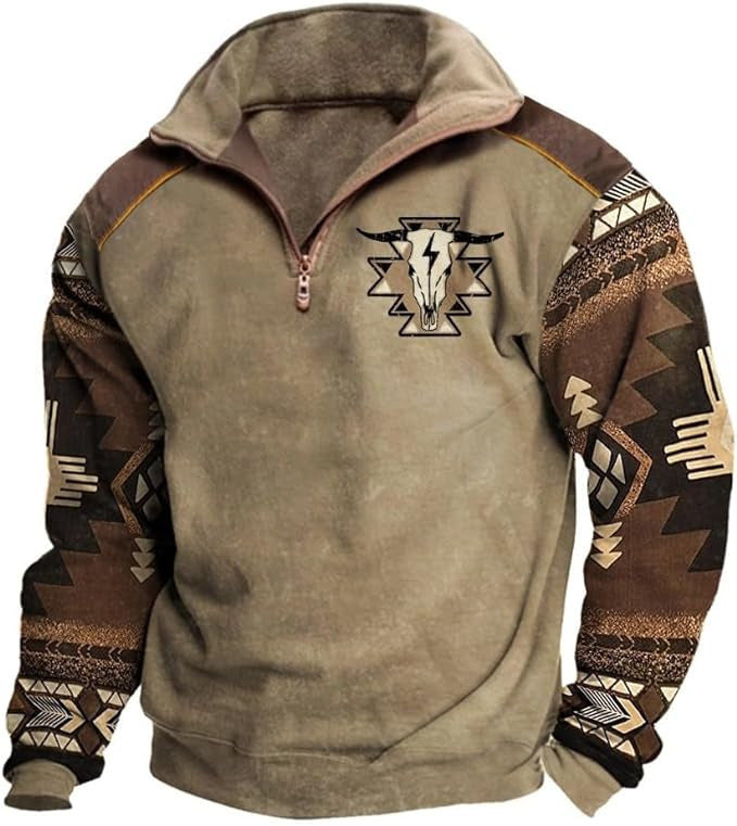 Men's Western Fleece Sweatshirts