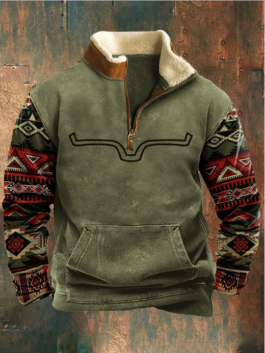 Men's Western Fleece Sweatshirts