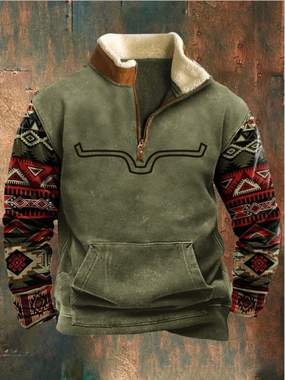 Men's Western Fleece Sweatshirts