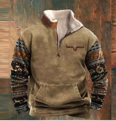 Men's Western Fleece Sweatshirts