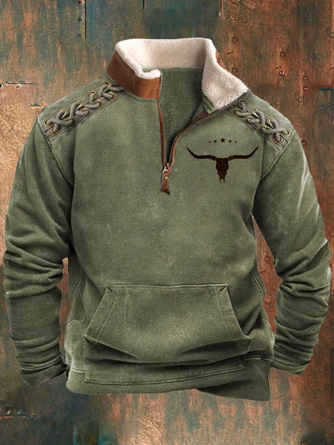 Men's Western Fleece Sweatshirts