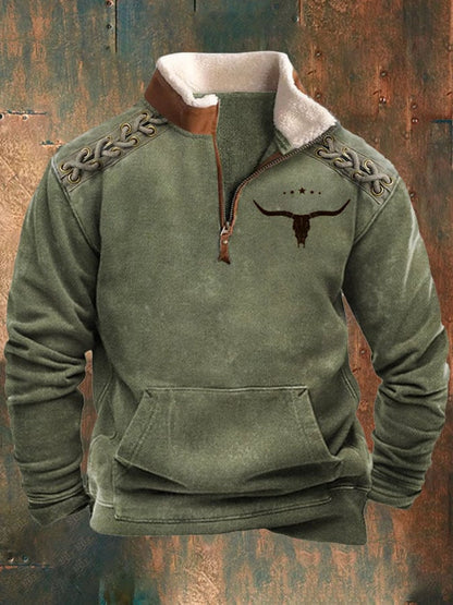 Men's Western Fleece Sweatshirts