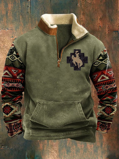 Men's Western Fleece Sweatshirts